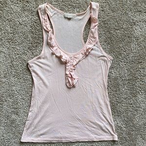 Forever 21 Ruffled Racerback Tank
